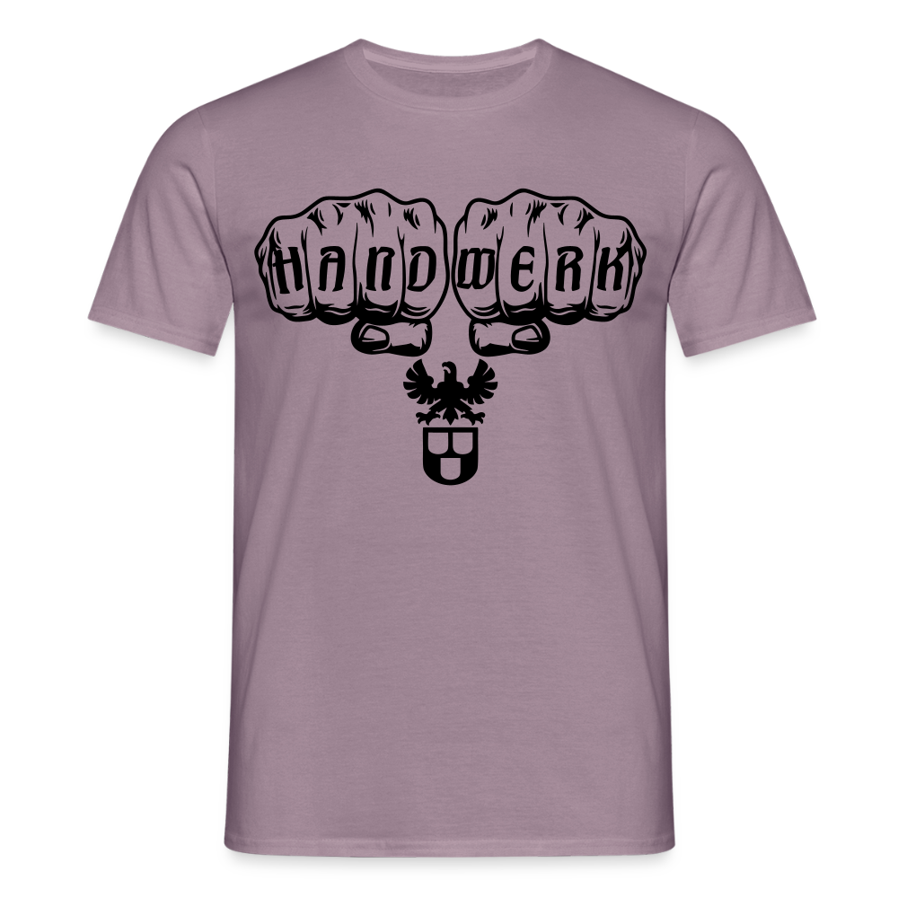 Unisex T-Shirt "Maler" Lilagrau Männer T-Shirt