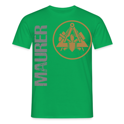 Unisex T-Shirt "Maurer" Kelly Green Männer T-Shirt