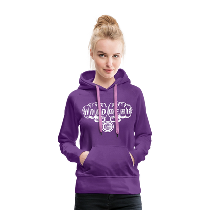 Frauen Premium Hoodie "Gerüstbauer" - Purple