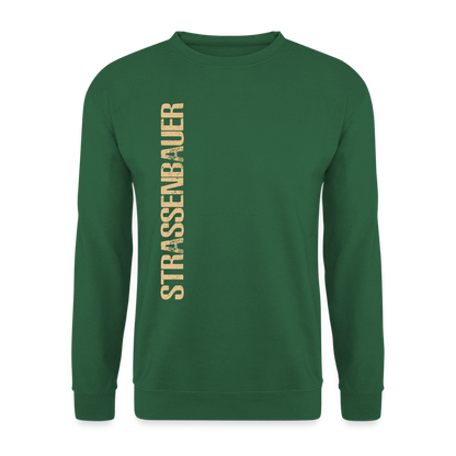 Unisex Pullover "Strassenbauer" Grün Unisex Pullover