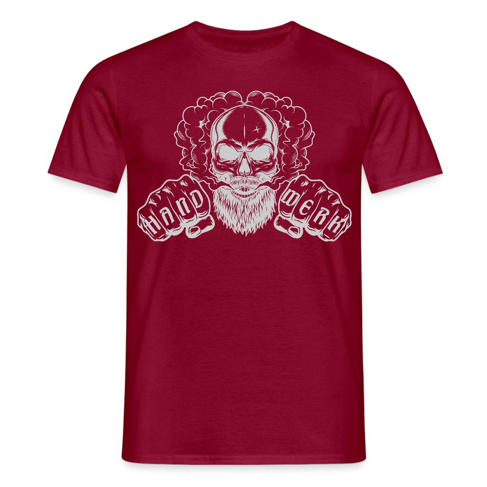 Unisex T-Shirt "Blackbeard-Handwerk" Ziegelrot Männer T-Shirt