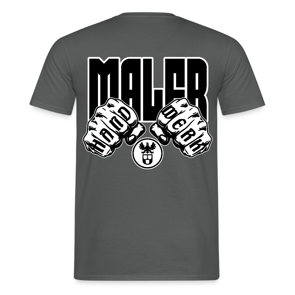 Unisex T-Shirt "Maler" Anthrazit Männer T-Shirt