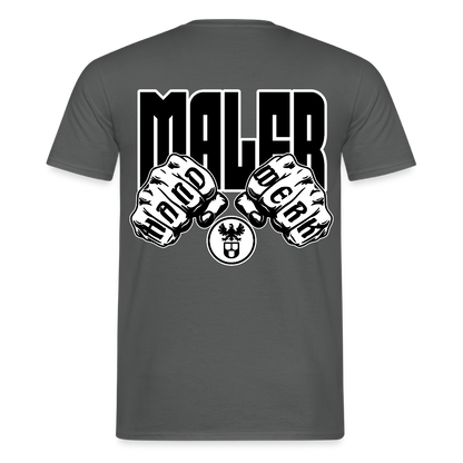Unisex T-Shirt "Maler" Anthrazit Männer T-Shirt