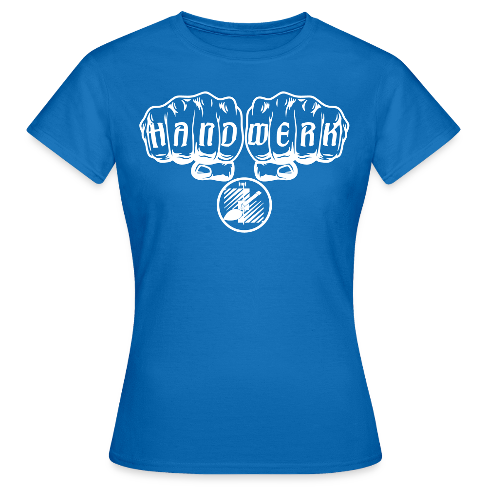 Frauen T-Shirt "Fliesenleger" Royalblau Frauen T-Shirt
