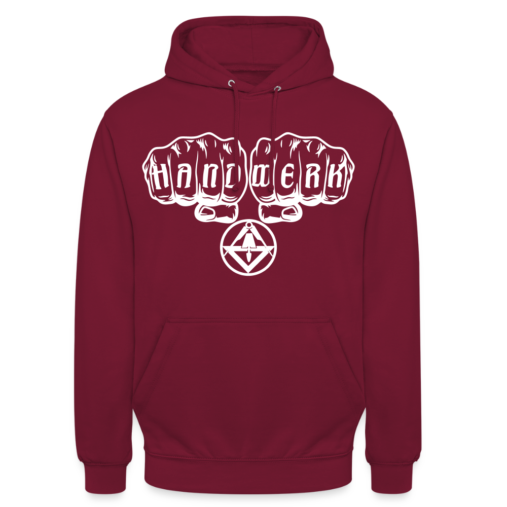 Unisex Hoodie "Stuckateur" Bordeaux Unisex Hoodie