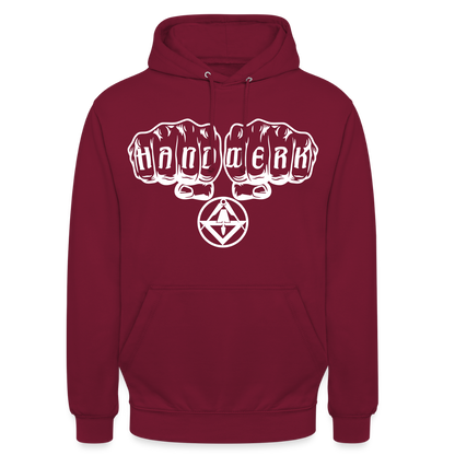 Unisex Hoodie "Stuckateur" Bordeaux Unisex Hoodie