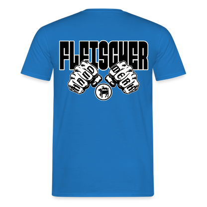 Unisex T-Shirt "Fleischer" (beidseitig bedruckt) Royalblau Männer T-Shirt