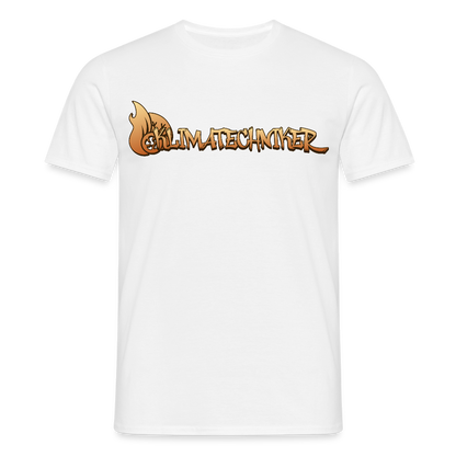 Unisex T-Shirt "Klimatechniker" Weiß Männer T-Shirt