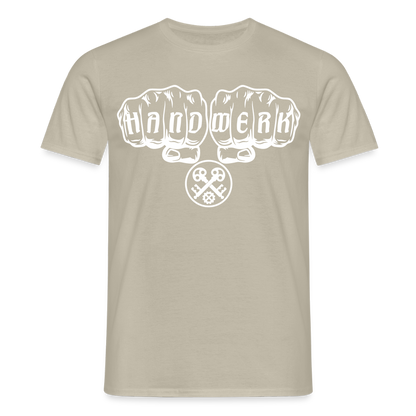Unisex T-Shirt "Schlosser" Sandbeige Männer T-Shirt