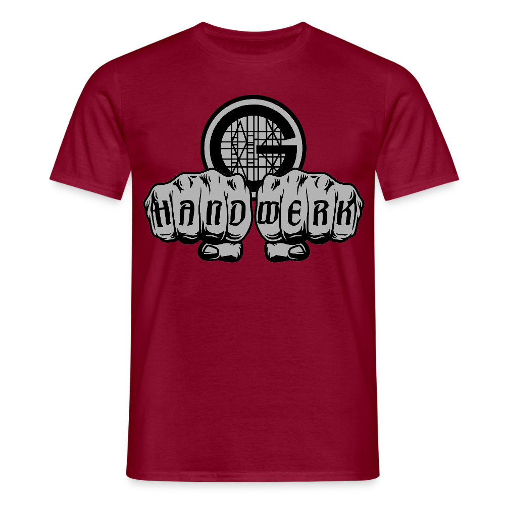 Unisex T-Shirt "Gerüstbauer" Ziegelrot Männer T-Shirt