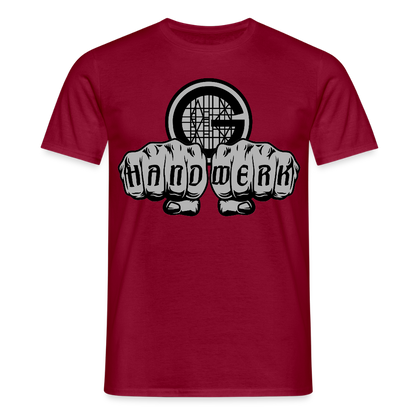 Unisex T-Shirt "Gerüstbauer" Ziegelrot Männer T-Shirt