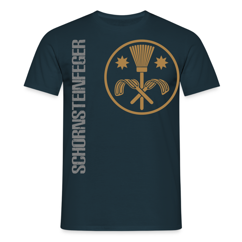 Unisex T-Shirt "Schornsteinfeger" Navy Männer T-Shirt