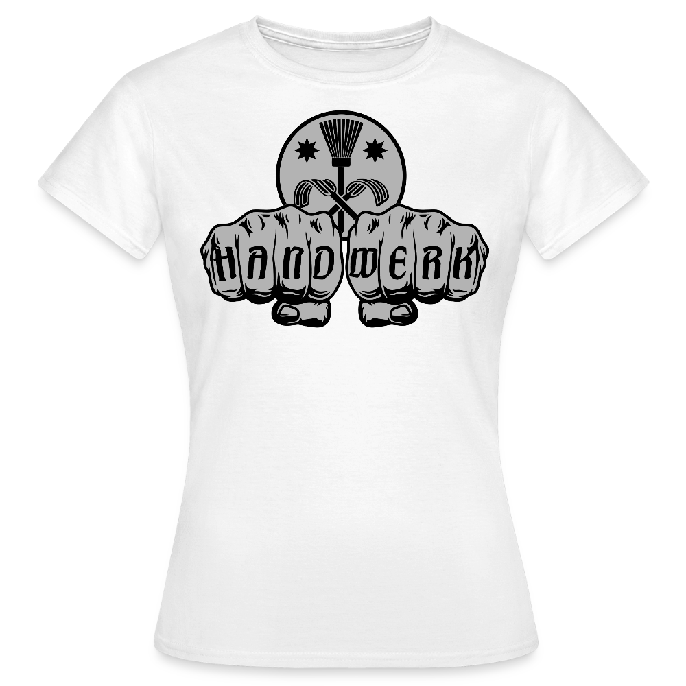Frauen T-Shirt "Schornsteinfeger" Weiß Frauen T-Shirt