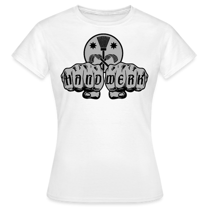 Frauen T-Shirt "Schornsteinfeger" Weiß Frauen T-Shirt