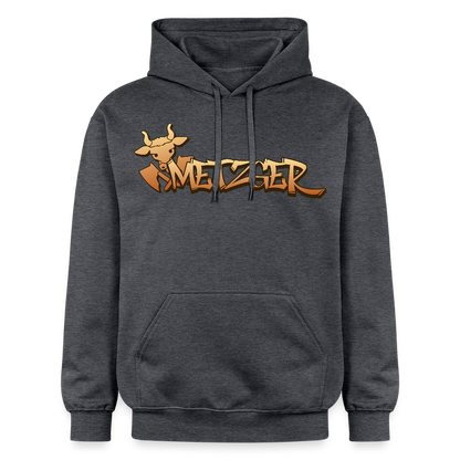Gildan Unisex Softstyle® "Metzger" Dunkelgrau meliert Gildan Unisex Softstyle® Midweight Hoodie