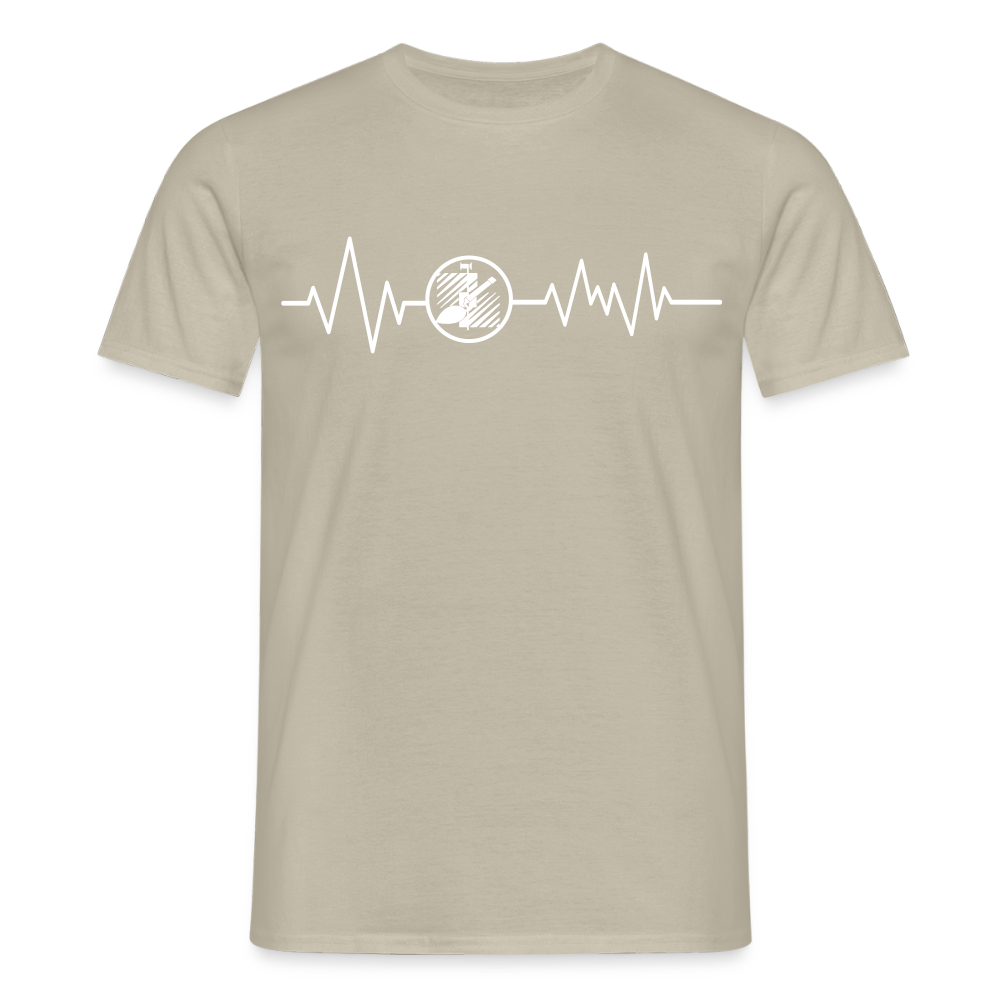 Unisex T-Shirt "Fliesenleger" Sandbeige Männer T-Shirt