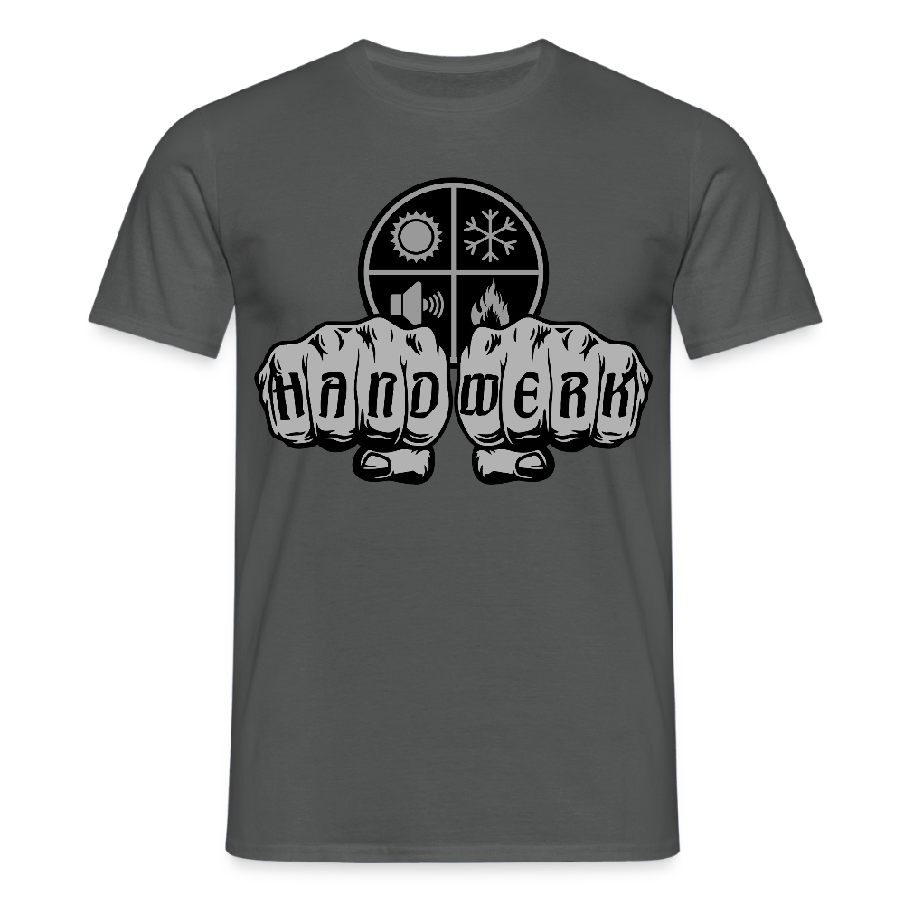 Unisex T-Shirt "Isolierer" Anthrazit Männer T-Shirt