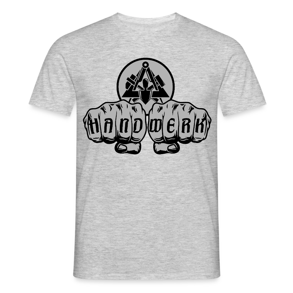 Unisex T-Shirt "Maurer" Grau meliert Männer T-Shirt