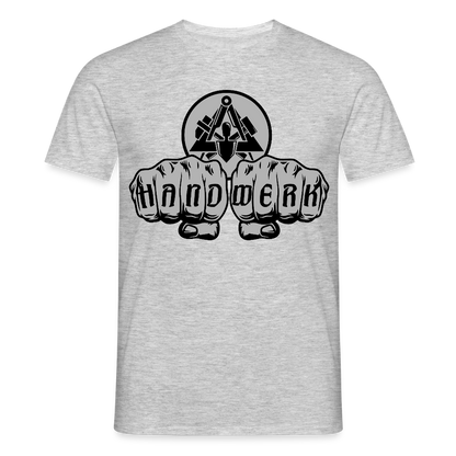 Unisex T-Shirt "Maurer" Grau meliert Männer T-Shirt