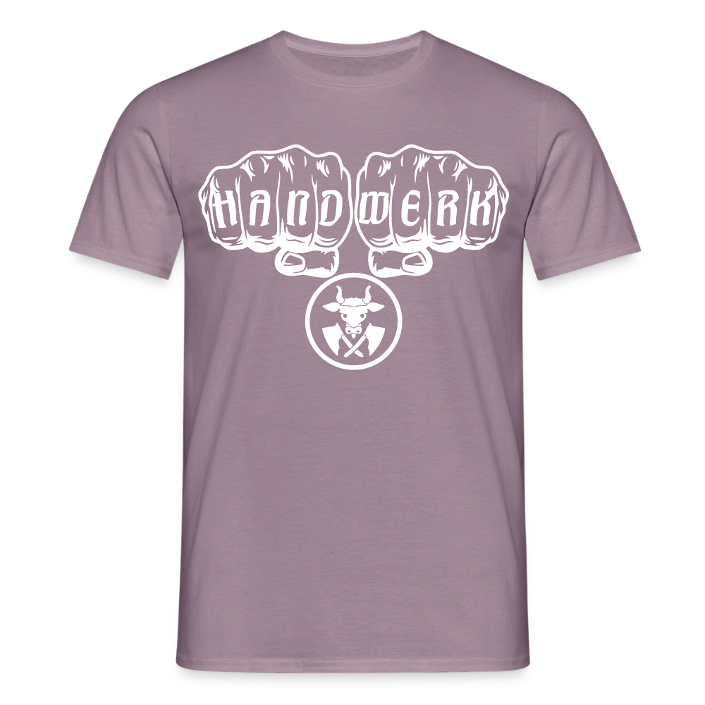 Unisex T-Shirt "Metzger" Lilagrau Männer T-Shirt