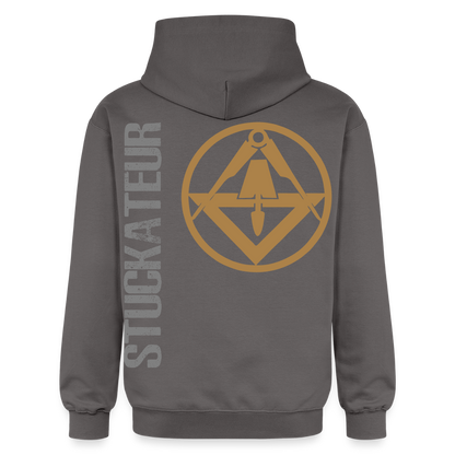 Gildan Unisex Softstyle® "Stuckateur" Dunkelgrau Gildan Unisex Softstyle® Midweight Hoodie