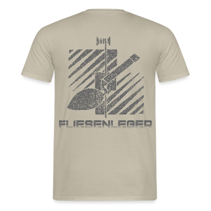 Unisex T-Shirt "Fliesenleger" Sandbeige Männer T-Shirt