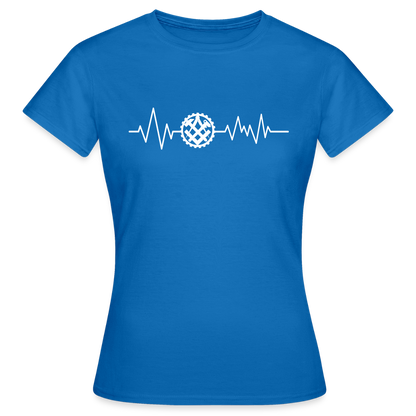 Frauen T-Shirt "Mechaniker" Royalblau Frauen T-Shirt