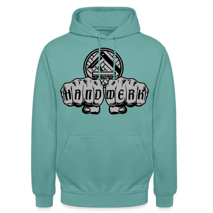 Unisex Hoodie "Parkettleger" Pastelltürkis Unisex Hoodie