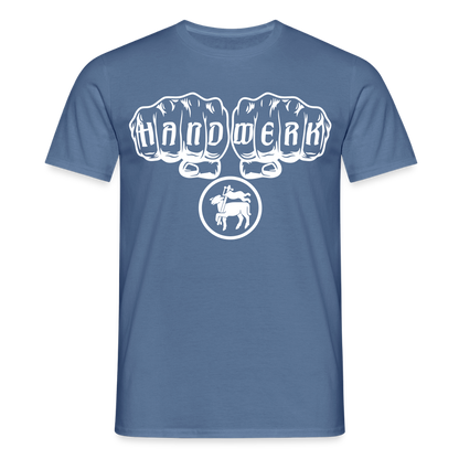 Unisex T-Shirt "Fleischer" Taubenblau Männer T-Shirt