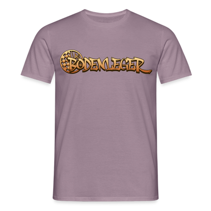 Unisex T-Shirt "Bodenleger" Lilagrau Männer T-Shirt