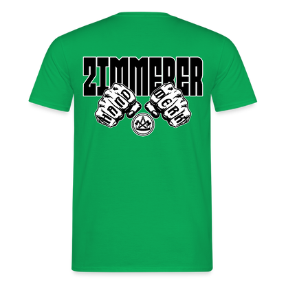 Unisex T-Shirt "Zimmerer" (beidseitig bedruckt) Kelly Green Männer T-Shirt