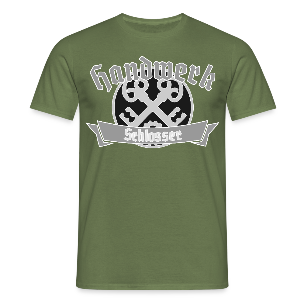 Unisex T-Shirt "Schlosser" Militärgrün Männer T-Shirt