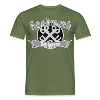 Unisex T-Shirt "Schlosser" Militärgrün Männer T-Shirt