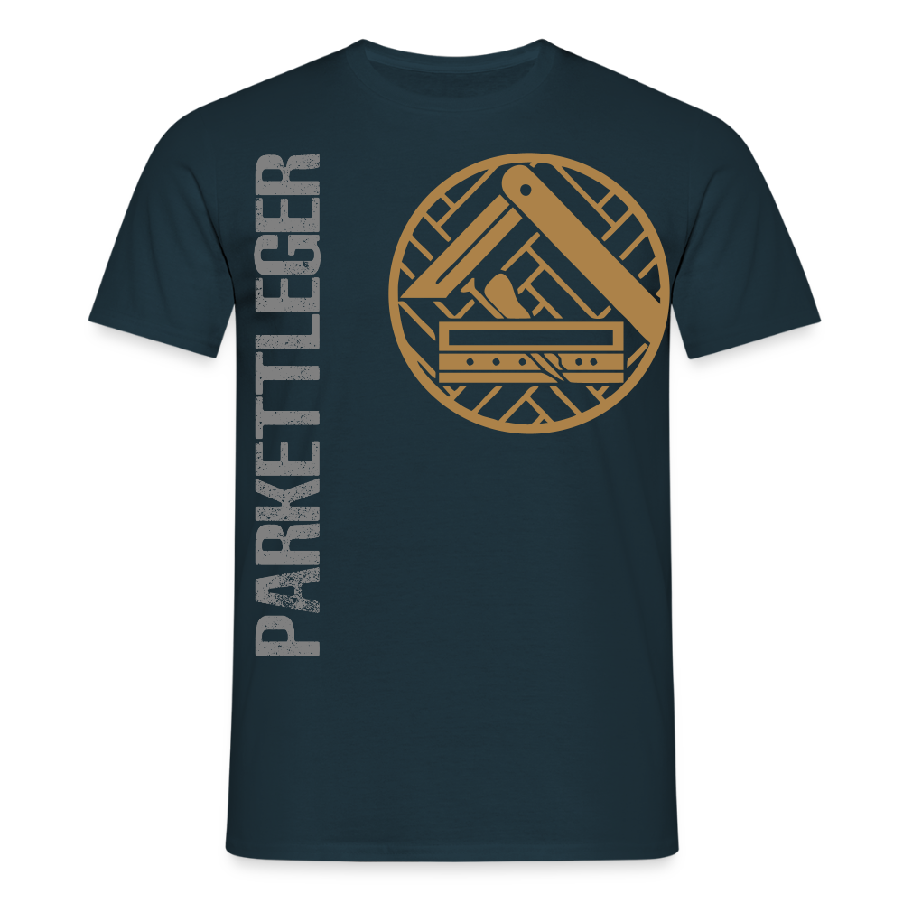 Unisex T-Shirt "Parkettleger" Navy Männer T-Shirt