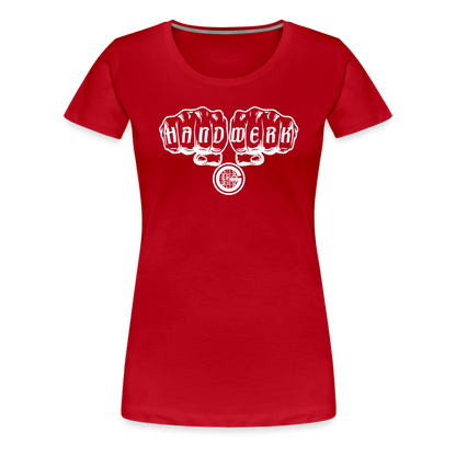 Frauen Premium T-Shirt "Gerüstbauer" - Rot