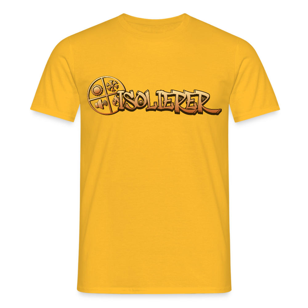 Unisex T-Shirt "Isolierer" Gelb Männer T-Shirt