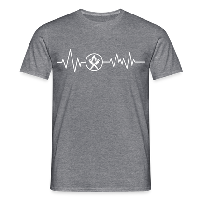 Unisex T-Shirt "Heizungsbauer" Graphit meliert Männer T-Shirt