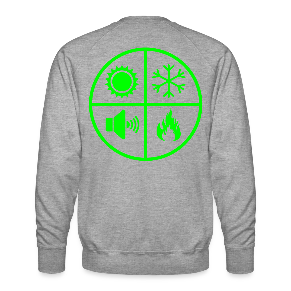 Unisex Premium Pullover "Isolierer" neongrün Männer Premium Pullover