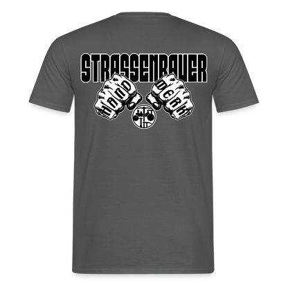 Unisex T-Shirt "Strassenbauer" Anthrazit Männer T-Shirt