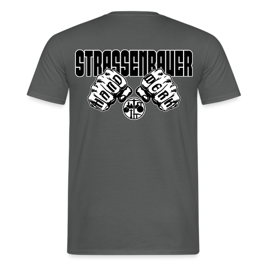 Unisex T-Shirt "Strassenbauer" Anthrazit Männer T-Shirt