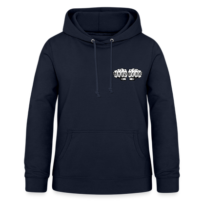 Frauen Hoodie "Bäckerin" (beidseitig beruckt) - Navy