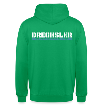 Unisex Hoodie HW-300 | MACHER "Drechsler" Kelly Green Unisex Hoodie {{ color }}