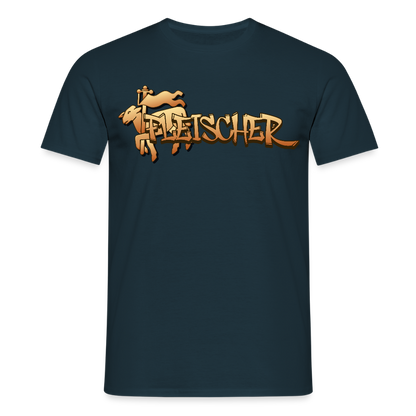 Unisex T-Shirt "Fleischer" Navy Männer T-Shirt