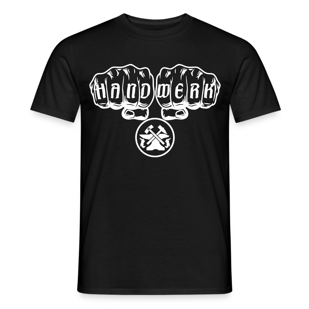 Unisex Spreadconnect Metallbauer T-Shirt, schwarzes Männer T-Shirt mit Metallbauer-Print auf der Vorderseite, bequemes Casual-Shirt