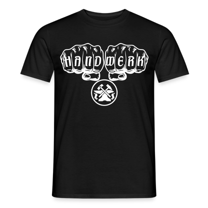 Unisex Spreadconnect Metallbauer T-Shirt, schwarzes Männer T-Shirt mit Metallbauer-Print auf der Vorderseite, bequemes Casual-Shirt