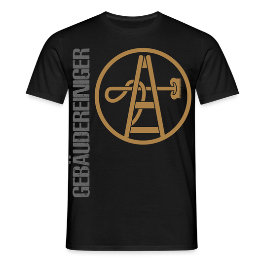 Unisex T-Shirt "Gebäudereiniger" - Schwarz