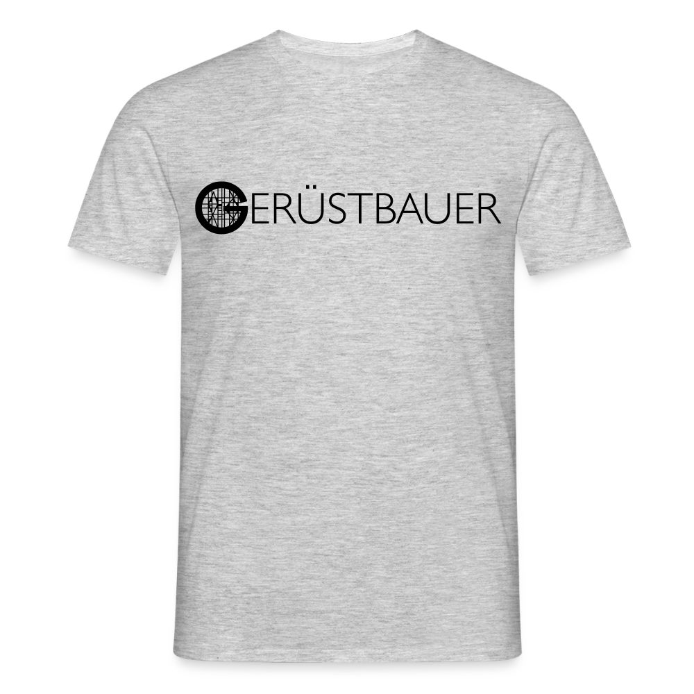 Unisex T-Shirt "Gerüstbauer" - Grau meliert