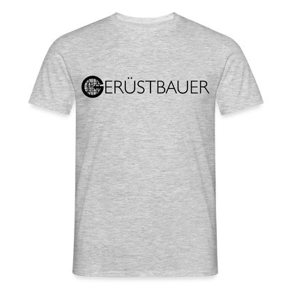 Unisex T-Shirt "Gerüstbauer" Grau meliert Männer T-Shirt