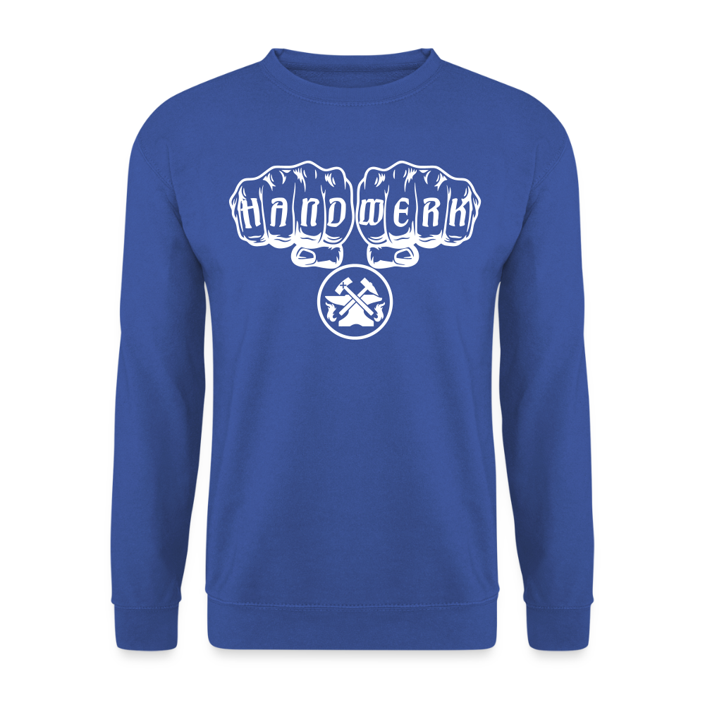 Unisex Pullover "Metallbauer" Royalblau Unisex Pullover