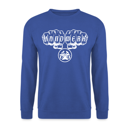Unisex Pullover "Metallbauer" Royalblau Unisex Pullover